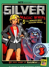 Silver Magic Whips miniature craft material Size 3 FREE SHIP Worldwide 