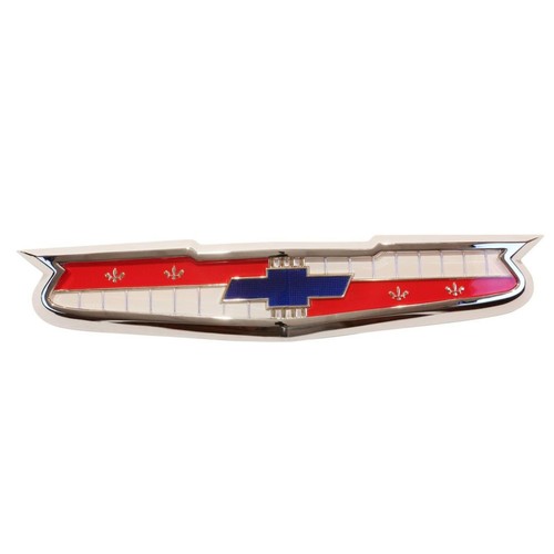 Trim Parts 1392 1956 Fits Chevrolet Full Size Car Hood Emblem Assembly