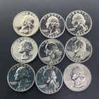 Lot of (9) PROOF Washington 90% Silver Quarters