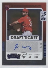 2021 Panini Contenders Rookie 2 Draft Ticket Blue 78/99 Kodi Whitley Auto 1u6