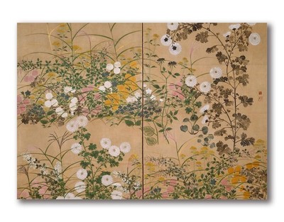 Art Poster  World Masterpiece Ogata Kōrin Wallpaper Poster Art Print  Rinpa  