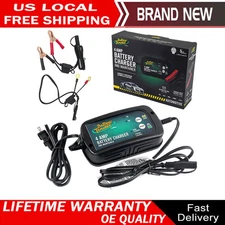 For Automotive Marine Powersport Batteries 12V 4 AMP Power Tender Charger CA