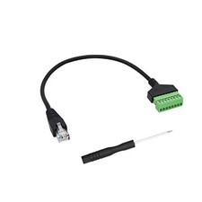 Ethernet RJ45 Male Plug to 8 Pin Screw Terminal Block Connector for Cat7 Cat6...