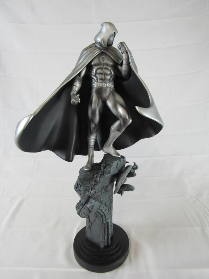 Bowen Designs Marvel 18 英寸月亮骑士全尺寸雕像完好带盒 LA632 — 第 3/4 张图片