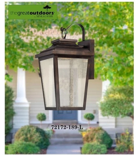 The Great Outdoors 72172-189-L Irvington Manor 17" Tall 13w LED - Chelesa Bronze - Picture 3 of 7
