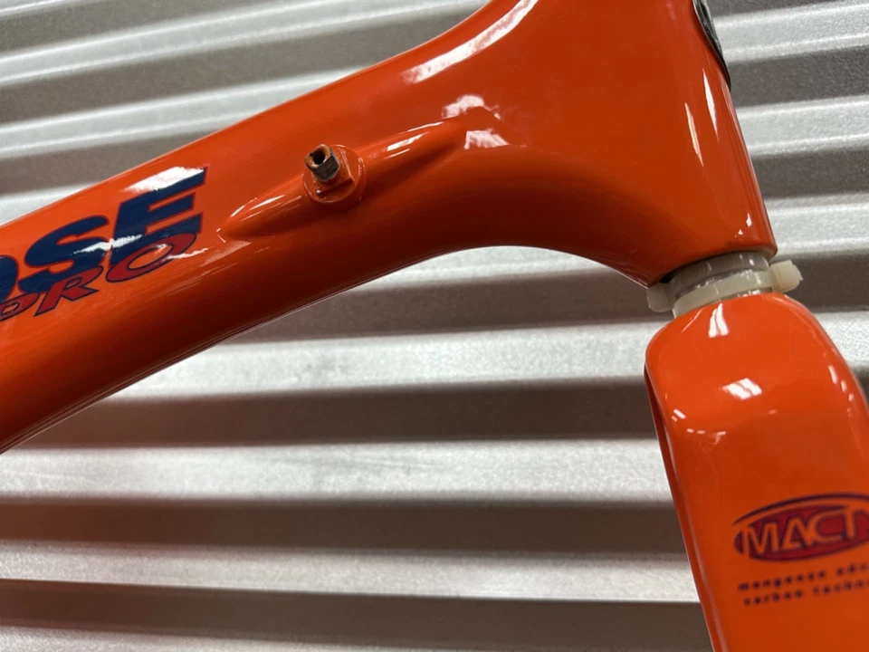 Cuadro NOS Mongoose Pro RX 9.7 Carbono Vintage Naranja 700C 2X 59cm 1 X 53cm Foto 3 de 4