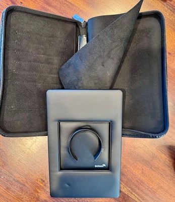 WOW - LQQK - Brand NEW - Baraka black leather bracelet + necklaces case and  box