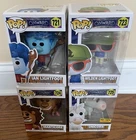 Lot of 4 Funko Pops! Disney Pixar Onward #725, 724, 723, 721, Unicorn, Manticore