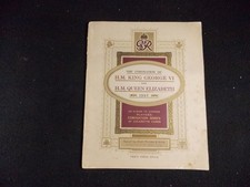 J8 Players Cigarette Cards Coronation Series 1937 Complete Set in Album