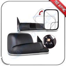 For 1994-2001 Dodge Ram 1500 94-02 Ram 2500 3500 Pickup Manual Pair Tow Mirrors