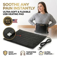 5V USB Heating Pad Massage Foot Body Warmer Winter Portable Warm Plate