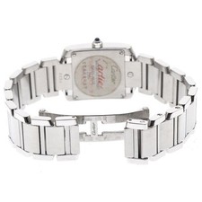 CARTIER TANK FRANCAISE SM W51008Q3 20mm SS Beige Dial Quartz #C425 3