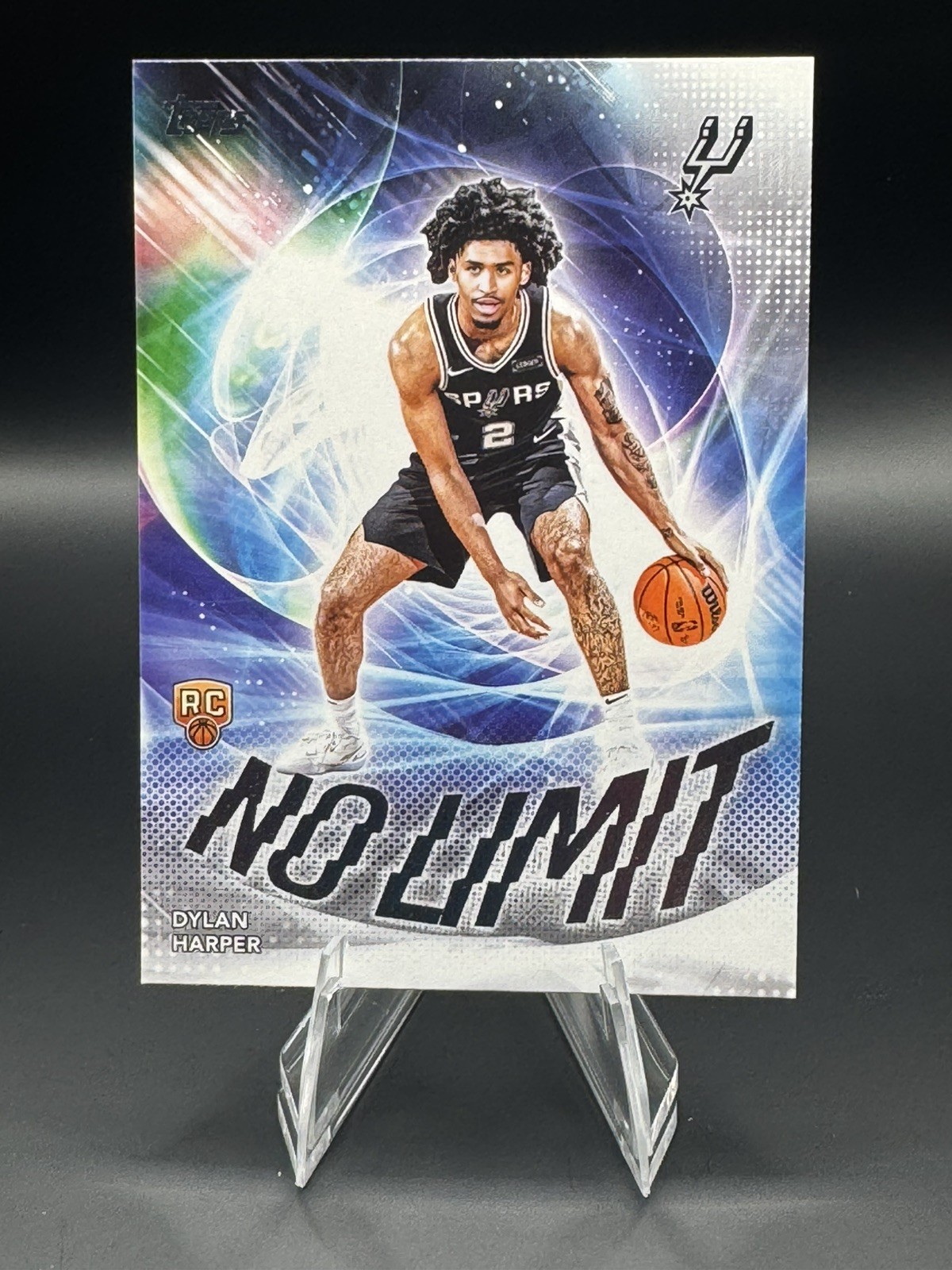 Dylan Harper 2025 Topps Flagship No Limit Insert RC Spurs NL-2