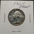 1964 Proof Washington Quarter. 25 c High Grade. . Free Shipping