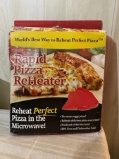 Rapid Pizza Reheater-Reheat Perfect Pizza In The Microwave-New