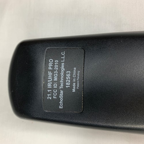 Dish Network 21.1 IR/UHF PRO Universal Remote 182563 ~ Tested ~ No Battery Cover - 第 9/11 張圖片