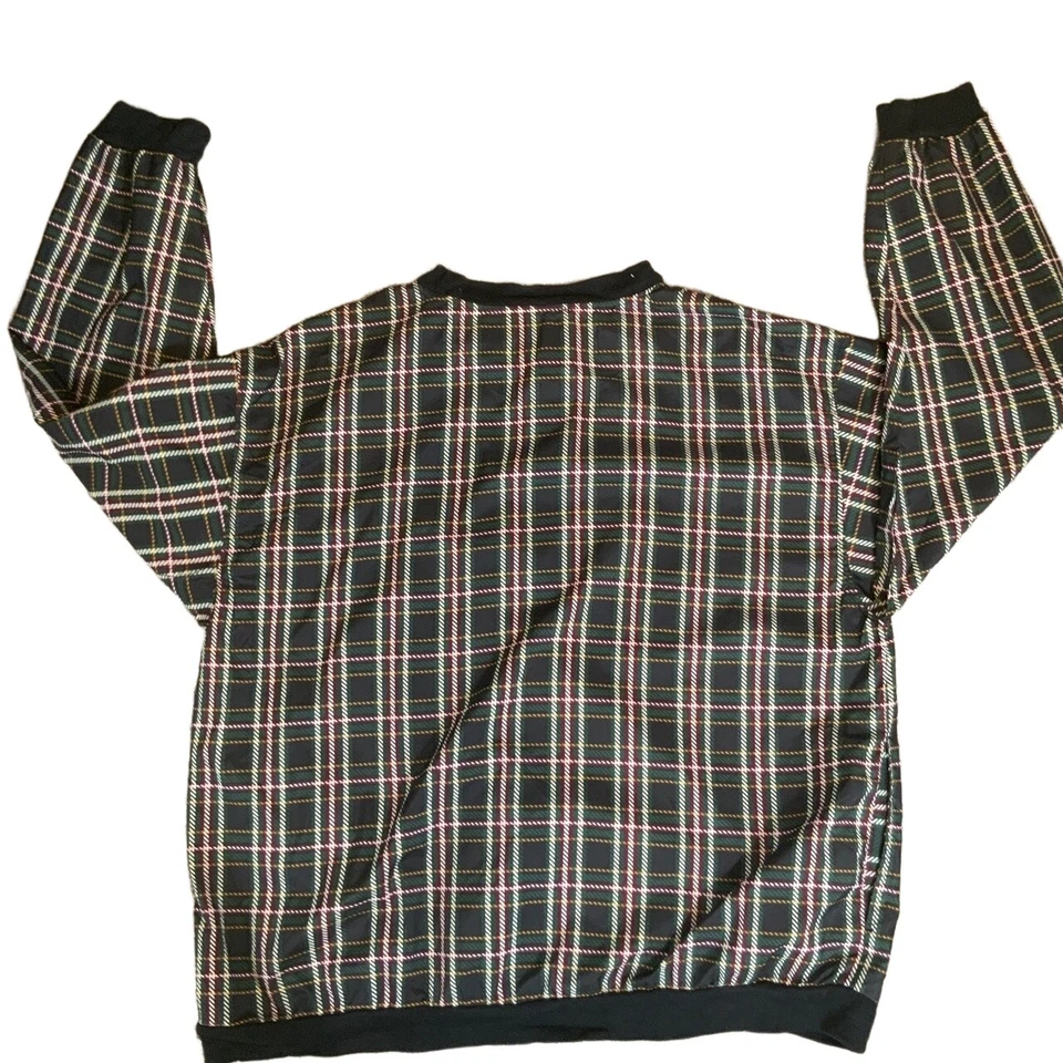 Eagle Golf Cuadros Mangas Largas Elástico Cuello Redondo Rompevientos Bolsillos Med Blokecore Foto 2 de 4