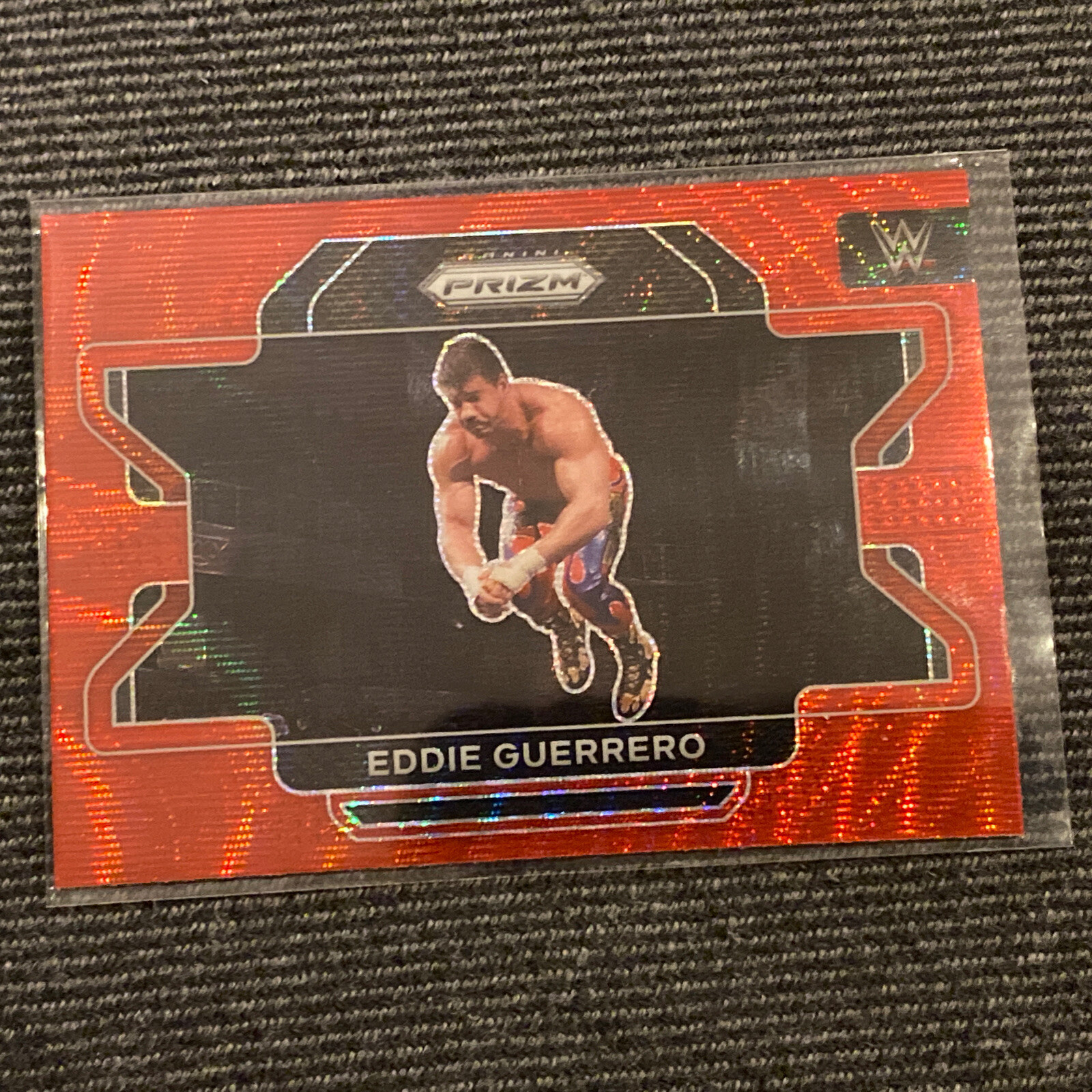 2022 Panini Prizm WWE Eddie Guerrero Ruby Wave Prizm #77