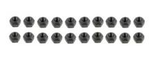 Land Rover Lug Nut Set (20 pieces) Galvanized & Black Passivate Plated 