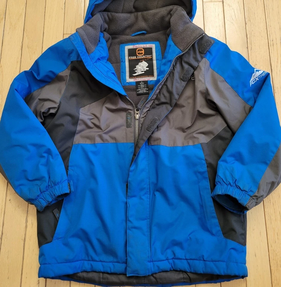 Free Country Extreme Performance Size M (10/12) Snow Ski Hooded Jacket Boys - Image 4 of 4