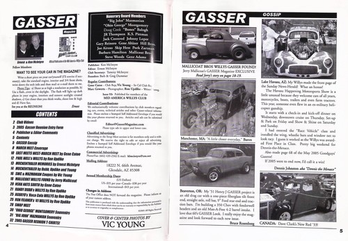 Gasser Magazine of the Mid-America Willys Club Summer 2005 - Picture 2 of 3