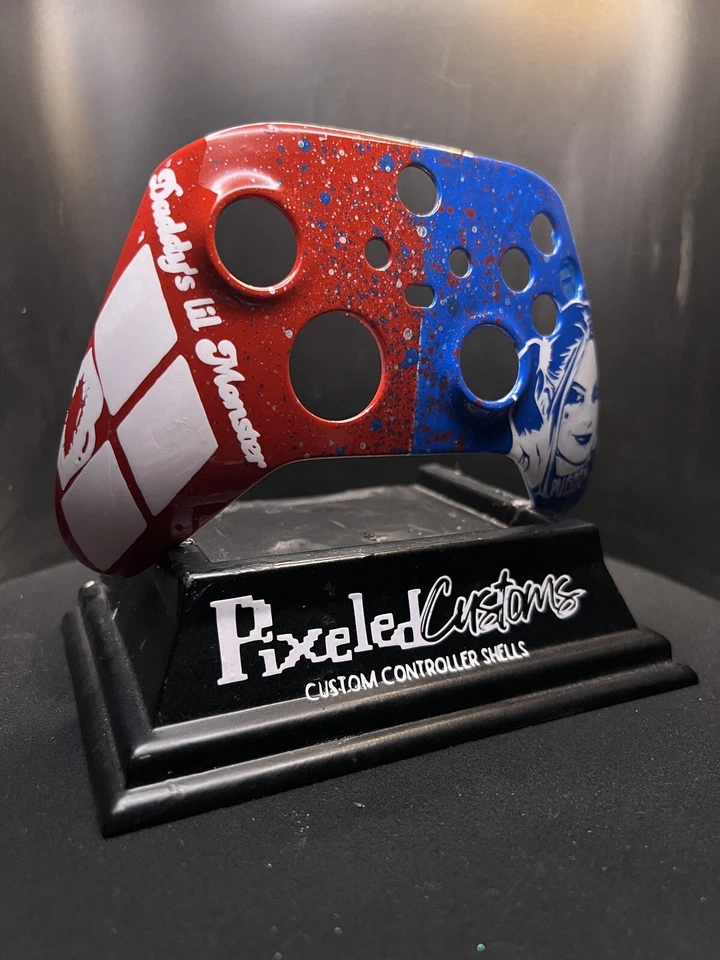 HARLEY QUINN Blue/Red NEW Faceplate for Xbox Series S/X controller - Image 3 of 3
