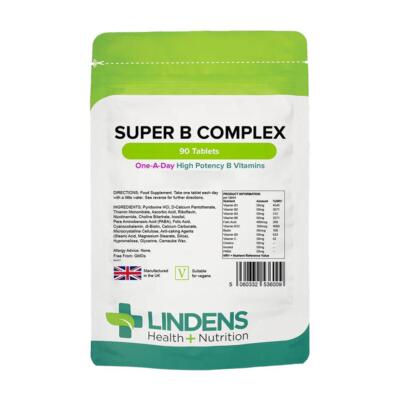 Lindens Super Vitamin B Complex 90 tablets