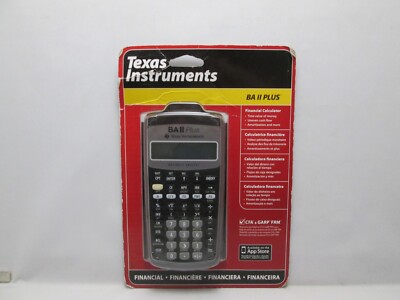 TEXAS Instruments BA II Plus Financial Calculator Factory Sealed
