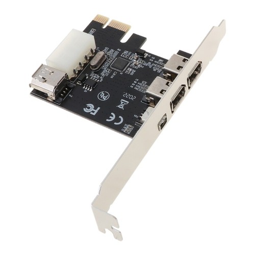 PCIe 3 Ports 1394A Firewire Expansion Card, PCI E (1X) to IEEE 1394 Adapter - Picture 5 of 8