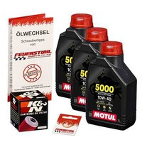 Honda CX 500, 78-82, Motul 10W40 ÖL + K&N ÖLfilter, MotoröL Set