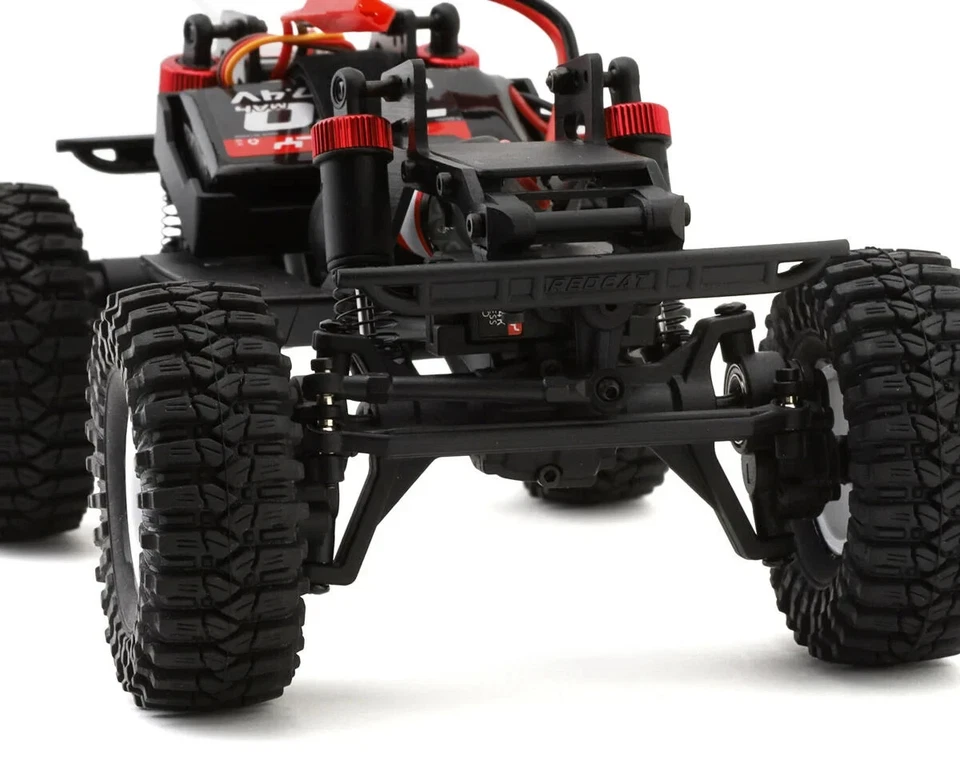 Redcat Ascent-18 1/18 4WD RTR Rock Crawler Red w/2.4GHz Radio, Battery/Charger - Image 4 of 4
