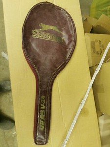 Raquette De Tennis Bois Slazenger - Modèle Guillermo Vilas Autograph - Vintage 1970