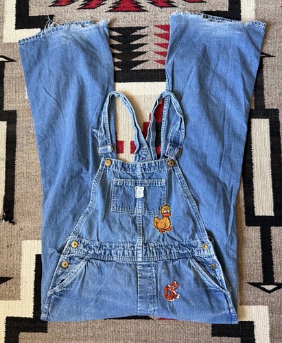 Vintage 1960s Sweet-orr sanforized denim overalls with embroidery