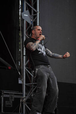 Phil Anselmo of Down live on stage at High Voltage on July 25 2010 - Old Photo 6