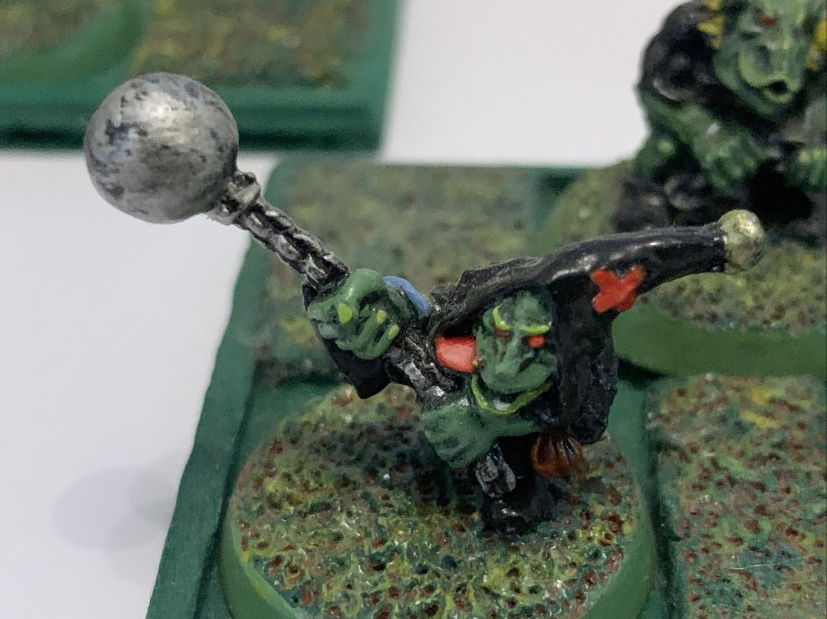 GW Citadel Warhammer Goblin Catapulte Full Metal Peinte - Vieux Monde