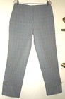 Women's DBY II Girly Plaid Black White Green Career Church Dressy Pants Sz 12  — photo 2