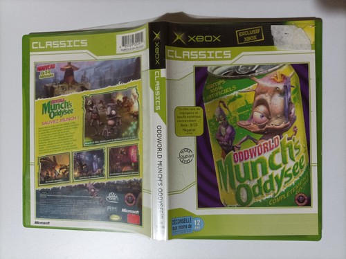 Jeu Vidéo Oddworld : Munch's Oddysee - Version Xbox PAL Française - Bon état - Classification 12+