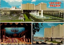 Caesars Palace Las Vegas Nevada Multiview Vintage Postcard Spc18