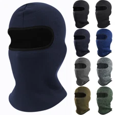 Winter Balaclava Full Face Mask Fleece Neck Warmer Ski Mask Helmet Lining Hood