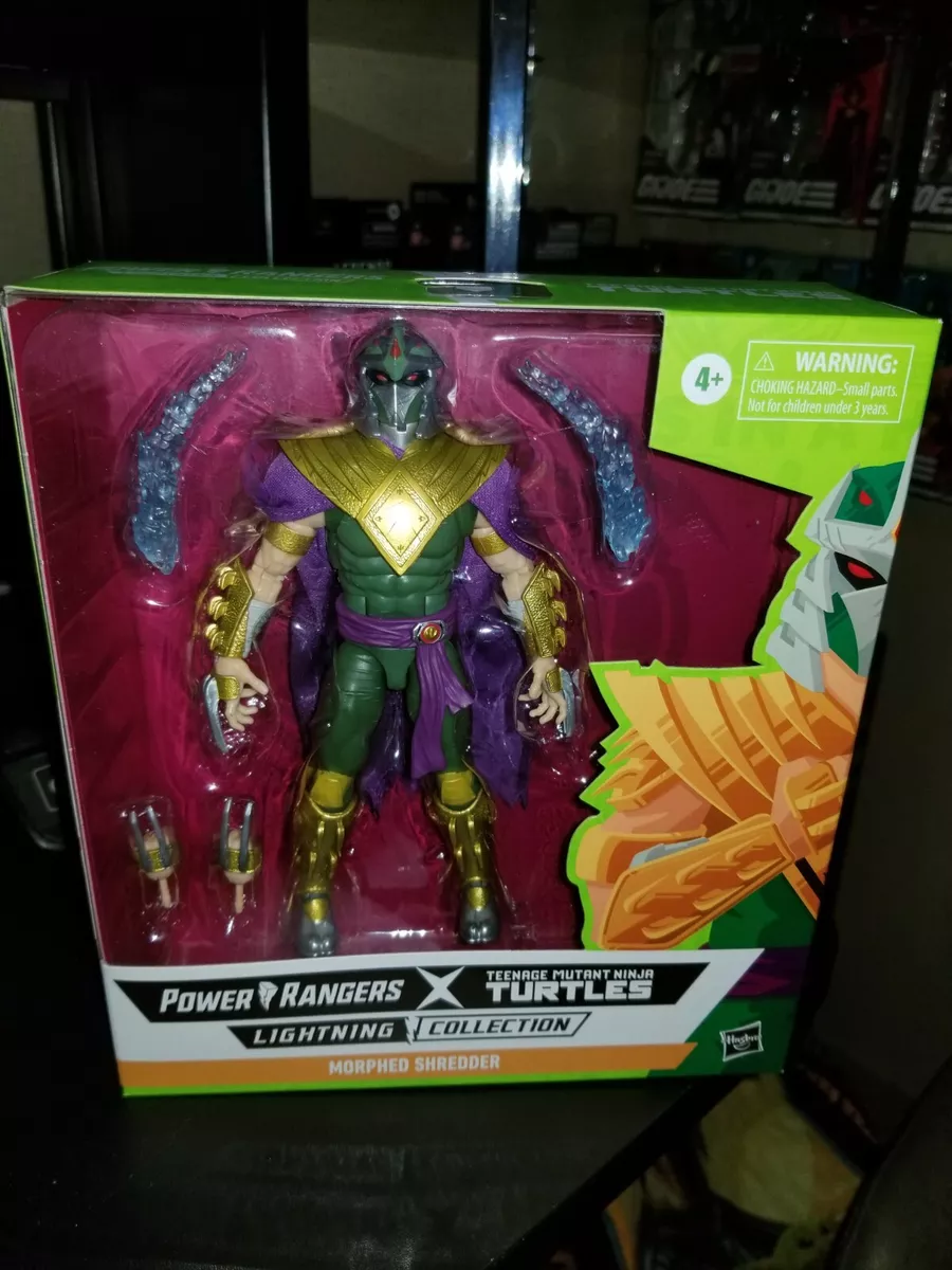 Power Rangers X Teenage Mutant Ninja Turtles Lightning Collection Morphed  Shredder Green Ranger Action Figure