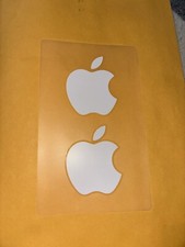 Apple Logo Sticker Decal, White - Genuine OEM - Includes 2 Stickers iPad iPhone