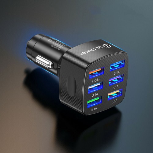 Universal Auto Bluetooth Zigarettenanzünderr Adapter und -Empfänger USB QC LED - Picture 4 of 11