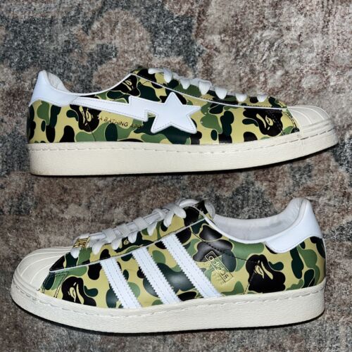 Size 11 - adidas Superstar 80s x BAPE ABC Camo 2021 - Picture 1 of 7