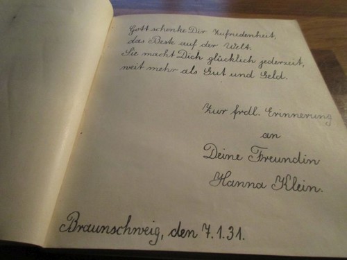 Poesiealbum 1931 Braunschweig 46 Einträge Gliesmarode Broitzem Sandelmann Heß - Picture 6 of 12