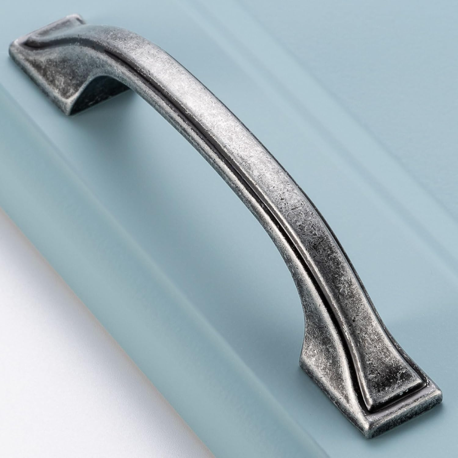 3 Inch Screw Spacing, Antique Iron Footed Arch Pulls, Kitchen Cabinet Handles, P