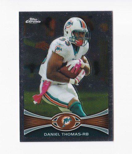 2012 Topps Chrome #86 Daniel Thomas Miami Dolphins Kansas State KSU - Bild 1 von 2