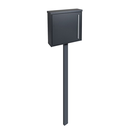 MOCAVI Stand 310 Briefkasten-Ständer anthrazit-grau (RAL 7016) zum Einbetonieren - Bild 3 von 4