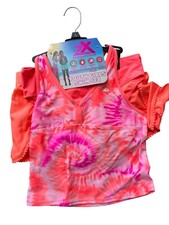 ZEROXPOSUR Youth Girls Swim Set 3 piece - Size Large 14 - NEW