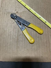 Miller Tool Co. USA 100 Yellow Handle Wire Stripper Vintage