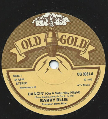 Barry Blue - Dancin' (On A Saturday Night) / School Love (7'', Single, RE)